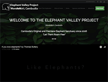 Tablet Screenshot of elephantvalleyproject.org